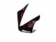 2004-2006 Yamaha YZF R1 Motorcycle Fairings - Glossy Black Red Flame Canada for Sale