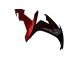 2004-2006 Yamaha YZF R1 Motorcycle Fairings - Glossy Black Red Flame Canada for Sale