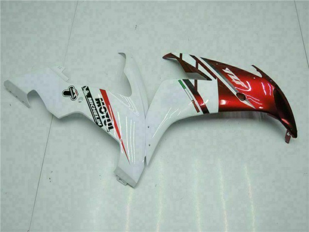 2004-2006 Yamaha YZF R1 Motorcycle Fairings - White Red Yellow Motul 46 Canada for Sale