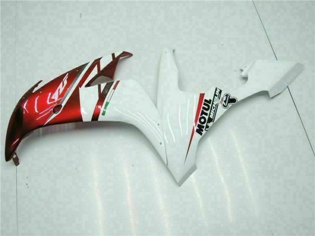 2004-2006 Yamaha YZF R1 Motorcycle Fairings - White Red Yellow Motul 46 Canada for Sale