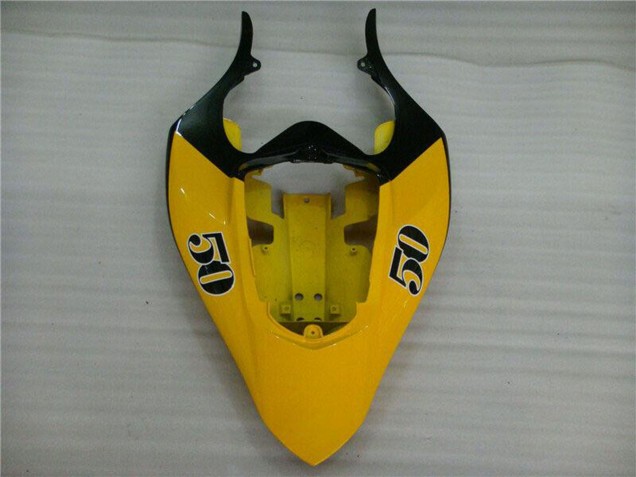 2004-2006 Yamaha YZF R1 Motorcycle Fairings - Yellow Glossy Black Dunlop 50 Canada for Sale