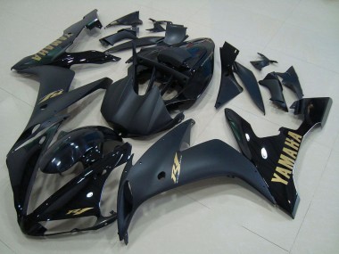 2004-2006 Yamaha YZF R1 Motorcycle Fairings - Glossy Black Matte Black Gold Canada for Sale