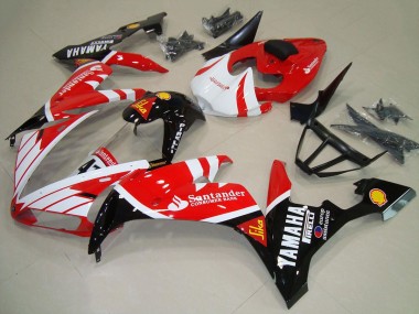 2004-2006 Yamaha YZF R1 Motorcycle Fairings - Red White Black Santander Canada for Sale