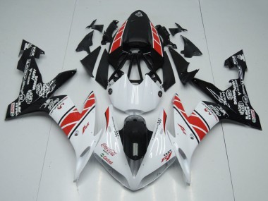 2004-2006 Yamaha YZF R1 Motorcycle Fairings - White Red Black Castrol Canada for Sale