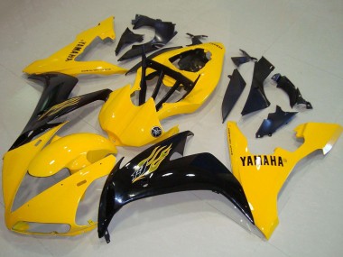 2004-2006 Yamaha YZF R1 Motorcycle Fairings - Yellow Glossy Black Canada for Sale