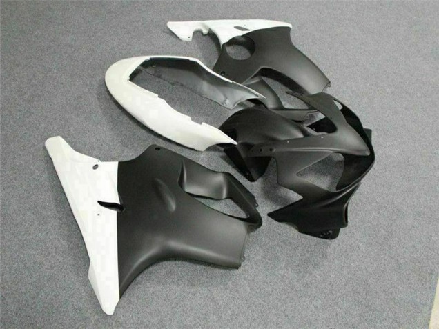 2004-2007 Honda CBR600 F4i Motorcycle Fairings - White Matte Black Canada for Sale