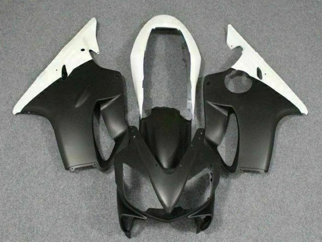 2004-2007 Honda CBR600 F4i Motorcycle Fairings - White Matte Black Canada for Sale