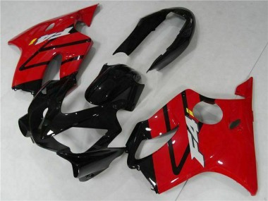 2004-2007 Honda CBR600 F4i Bike Fairings - Red Glossy Black Canada for Sale