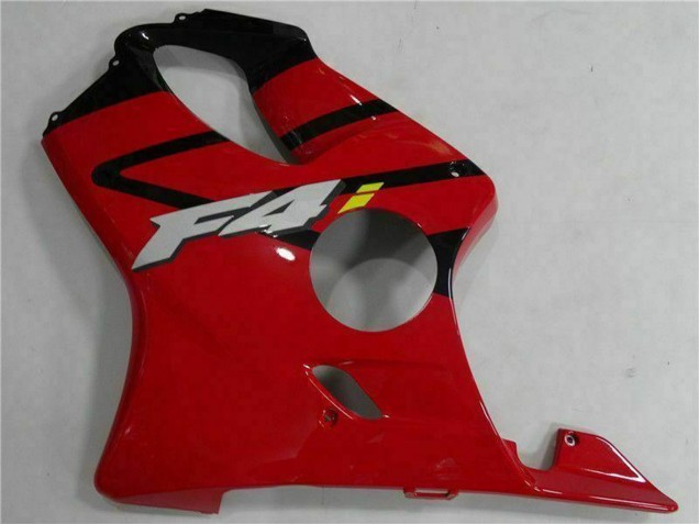 2004-2007 Honda CBR600 F4i Bike Fairings - Red Glossy Black Canada for Sale