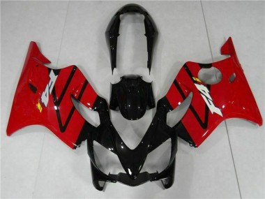 2004-2007 Honda CBR600 F4i Bike Fairings - Red Glossy Black Canada for Sale