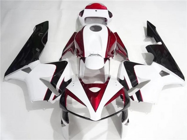 2005-2006 Honda CBR600RR Motorcycle Fairings Kits - White Red Black Canada for Sale