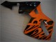 2005-2006 Honda CBR600RR Motorcycle Fairing - Orange Black Flame Canada for Sale