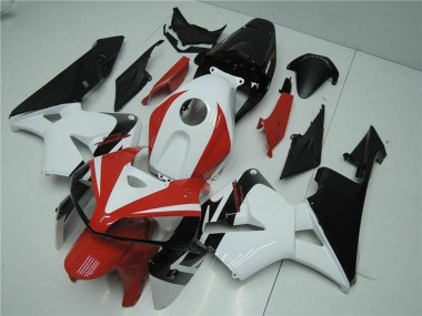 2005-2006 Honda CBR600RR Motorcycle Fairing Kits - White Red Black Canada for Sale