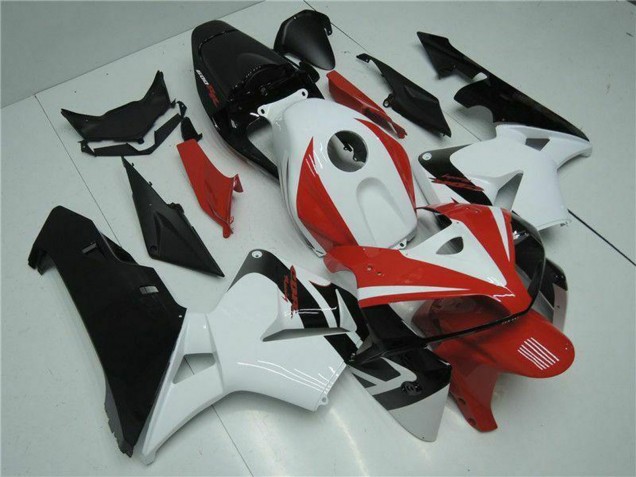 2005-2006 Honda CBR600RR Motorcycle Fairing Kits - White Red Black Canada for Sale