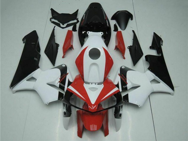 2005-2006 Honda CBR600RR Motorcycle Fairing Kits - White Red Black Canada for Sale