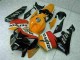 2005-2006 Honda CBR600RR Motorcycle Fairings - Orange White Red Black Repsol Canada for Sale