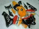 2005-2006 Honda CBR600RR Motorcycle Fairings - Orange White Red Black Repsol Canada for Sale