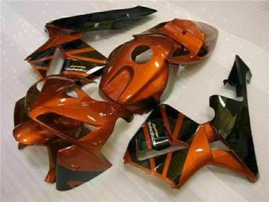2005-2006 Honda CBR600RR Motorcycle Fairing Kits - Orange Black Canada for Sale