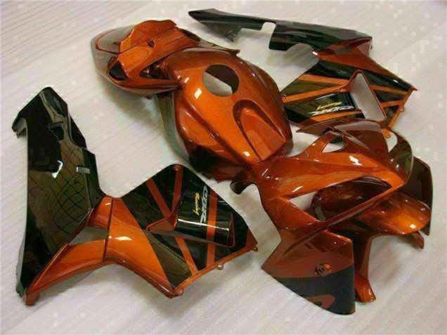 2005-2006 Honda CBR600RR Motorcycle Fairing Kits - Orange Black Canada for Sale