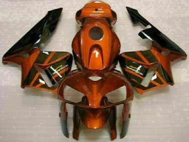 2005-2006 Honda CBR600RR Motorcycle Fairing Kits - Orange Black Canada for Sale