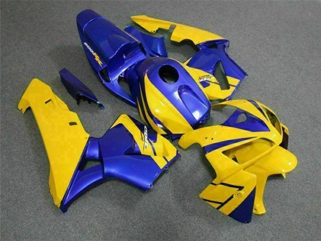 2005-2006 Honda CBR600RR Motorcycle Fairings - Yellow Blue Canada for Sale