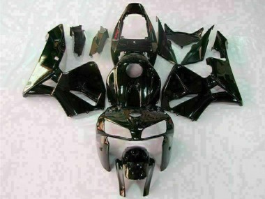 2005-2006 Honda CBR600RR Motorcycle Fairings - Glossy Black White Canada for Sale