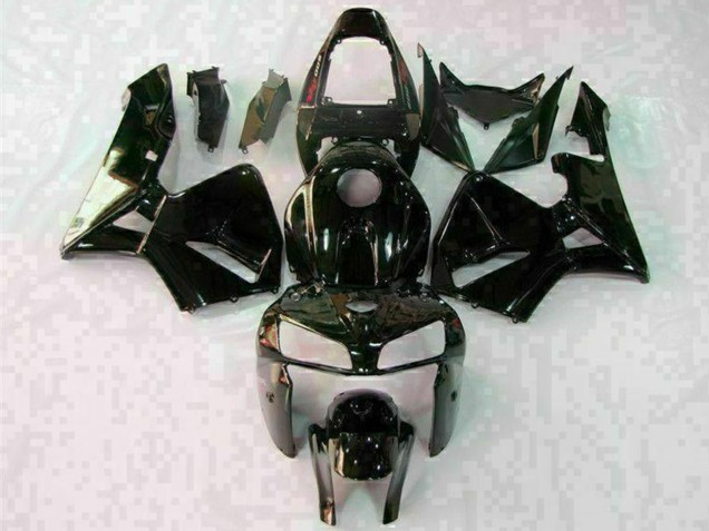 2005-2006 Honda CBR600RR Motorcycle Fairings - Glossy Black White Canada for Sale