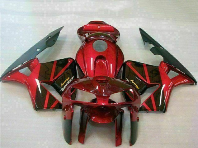 2005-2006 Honda CBR600RR Bike Fairings - Red Black Canada for Sale