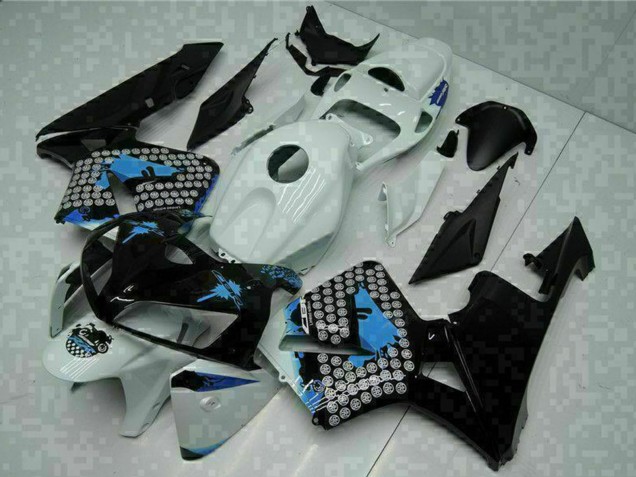 2005-2006 Honda CBR600RR Motorcycle Fairings - White Black Green Canada for Sale