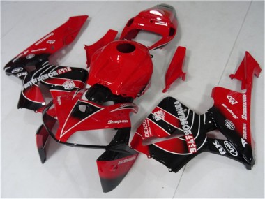 2005-2006 Honda CBR600RR Motorcycle Fairings Kit - Red Black Canada for Sale