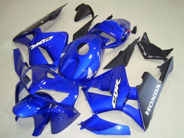 2005-2006 Honda CBR600RR Motorcycle Fairings - Blue Black White Decal Canada for Sale
