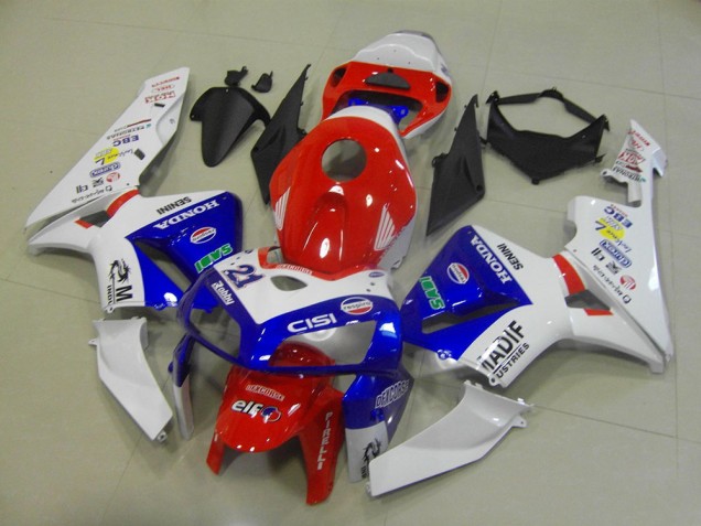 2005-2006 Honda CBR600RR Motorcycle Fairings - White Red Blue Madif Canada for Sale