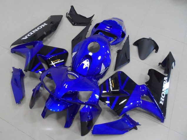 2005-2006 Honda CBR600RR Motorcycle Fairing Kits - Blue Black Canada for Sale
