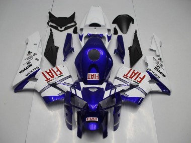 2005-2006 Honda CBR600RR Motorcycle Fairings - White Blue Red Fiat Canada for Sale