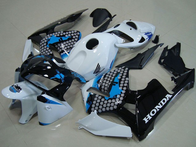 2005-2006 Honda CBR600RR Motorcycle Fairings - White Blue Black Canada for Sale