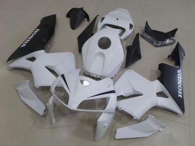 2005-2006 Honda CBR600RR Motorcycle Fairings Kit - White Black Canada for Sale
