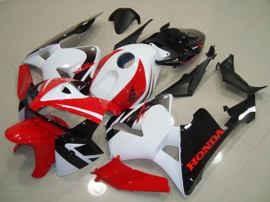 2005-2006 Honda CBR600RR Motorcycle Fairing - White Red Black Canada for Sale