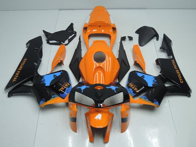 2005-2006 Honda CBR600RR Motorcycle Fairings - Orange Blue Black Canada for Sale