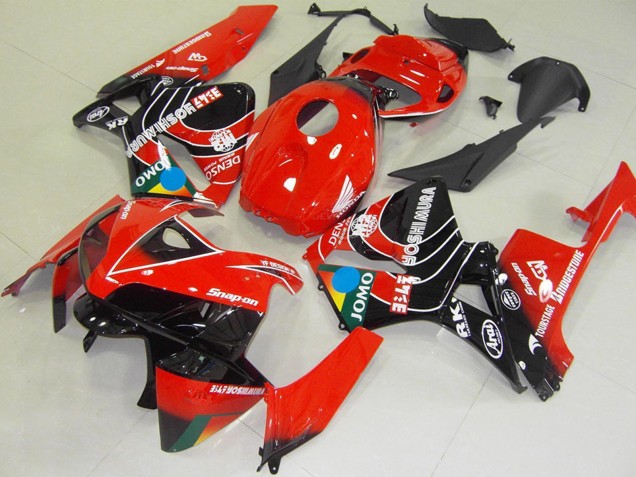 2005-2006 Honda CBR600RR Motorcycle Fairings - Red Blue Yellow Glossy Black JOMO Canada for Sale