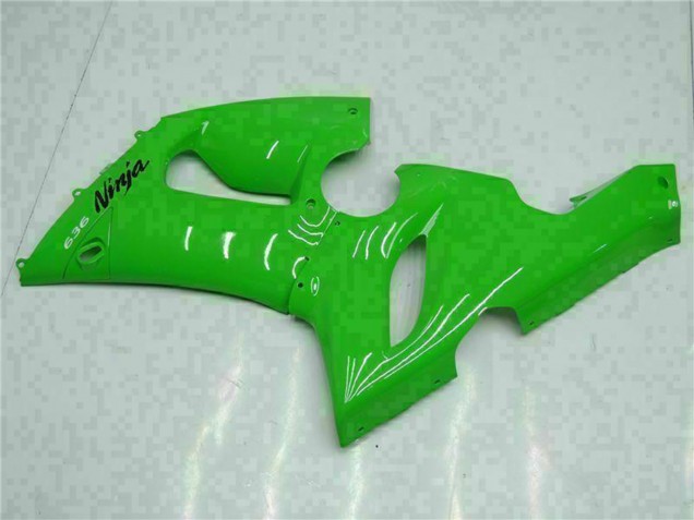2005-2006 Kawasaki ZX6R Motorcycle Fairing - Green Canada for Sale