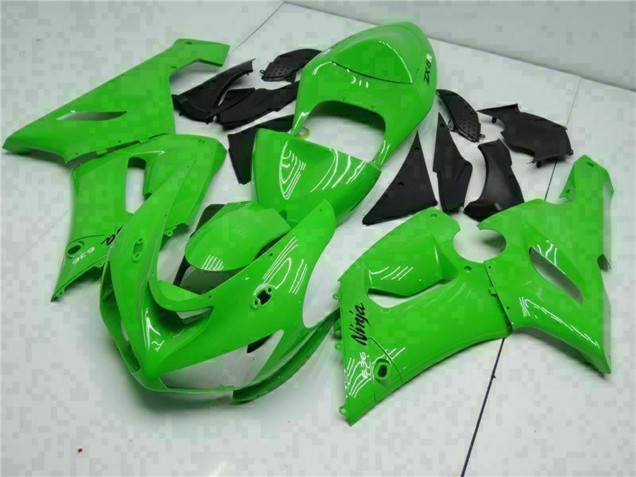 2005-2006 Kawasaki ZX6R Motorcycle Fairing - Green Canada for Sale