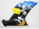 2005-2006 Kawasaki ZX6R Motorcycle Fairings - Blue Yellow Black Shark Canada for Sale