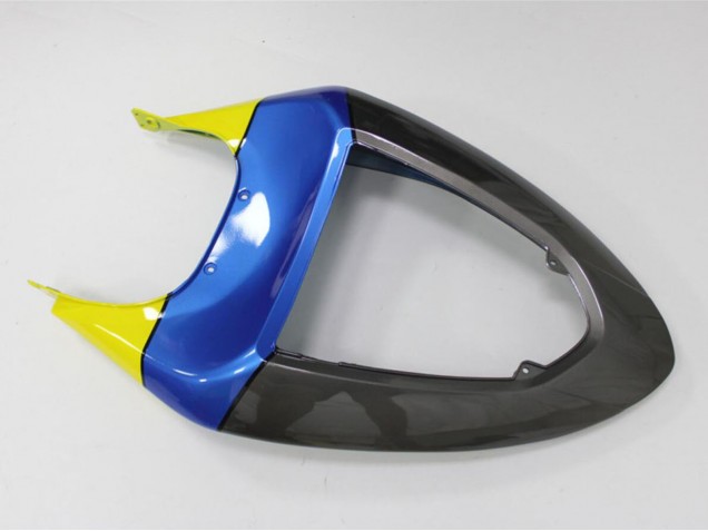 2005-2006 Kawasaki ZX6R Motorcycle Fairings - Blue Yellow Black Shark Canada for Sale