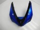 2005-2006 Kawasaki ZX6R Motorcycle Fairing Kits - Blue Glossy Black Canada for Sale