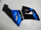 2005-2006 Kawasaki ZX6R Motorcycle Fairing Kits - Blue Glossy Black Canada for Sale