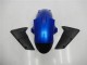 2005-2006 Kawasaki ZX6R Motorcycle Fairing Kits - Blue Glossy Black Canada for Sale