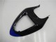 2005-2006 Kawasaki ZX6R Motorcycle Fairing Kits - Blue Glossy Black Canada for Sale
