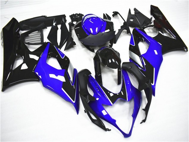 2005-2006 Suzuki GSXR 1000 Motorcycle Fairing Kits - Blue Black Canada for Sale