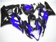 2005-2006 Suzuki GSXR 1000 Motorcycle Fairing Kits - Blue Black Canada for Sale