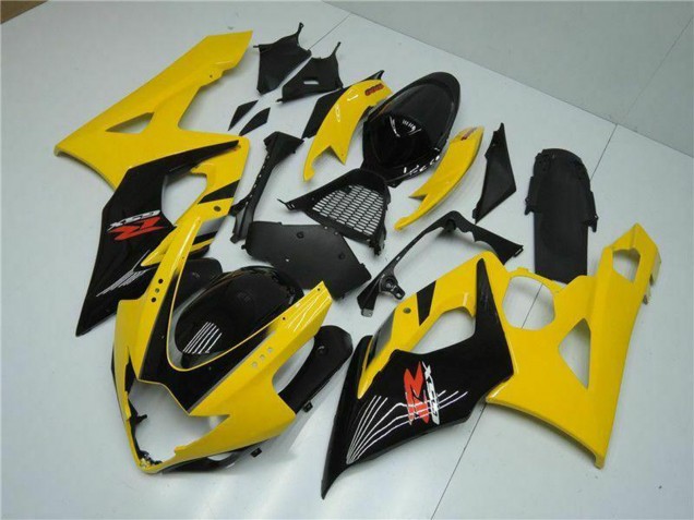 2005-2006 Suzuki GSXR 1000 Motorcycle Fairings - Yellow Glossy Black Red Canada for Sale